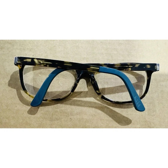 Nicole Miller Women's Eyeglasses Brook C03 Tortoise  And Blue Optical Frame Rare - Picture 4 of 5